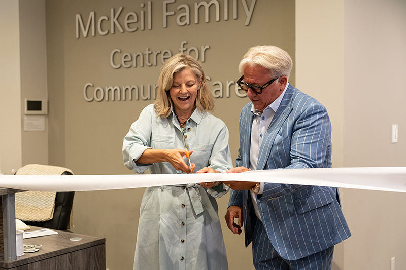 Ribbon Cutting McKeil Family Event